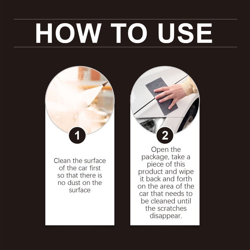 Nano Car Scratch Remover Cloth – Reusable