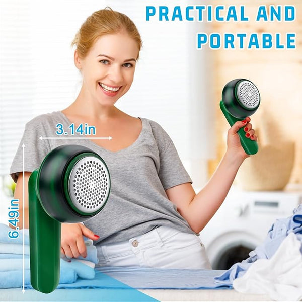 Rechargeable Lint Remover – 6-Blade Fabric Shaver