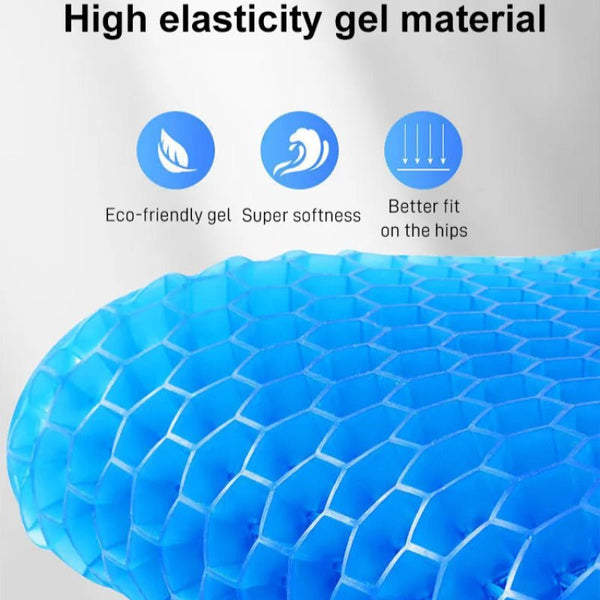 Cooling Gel Seat Cushion – Honeycomb for Car & Office