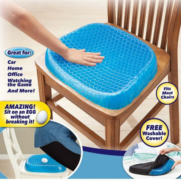 Cooling Gel Seat Cushion – Honeycomb for Car & Office