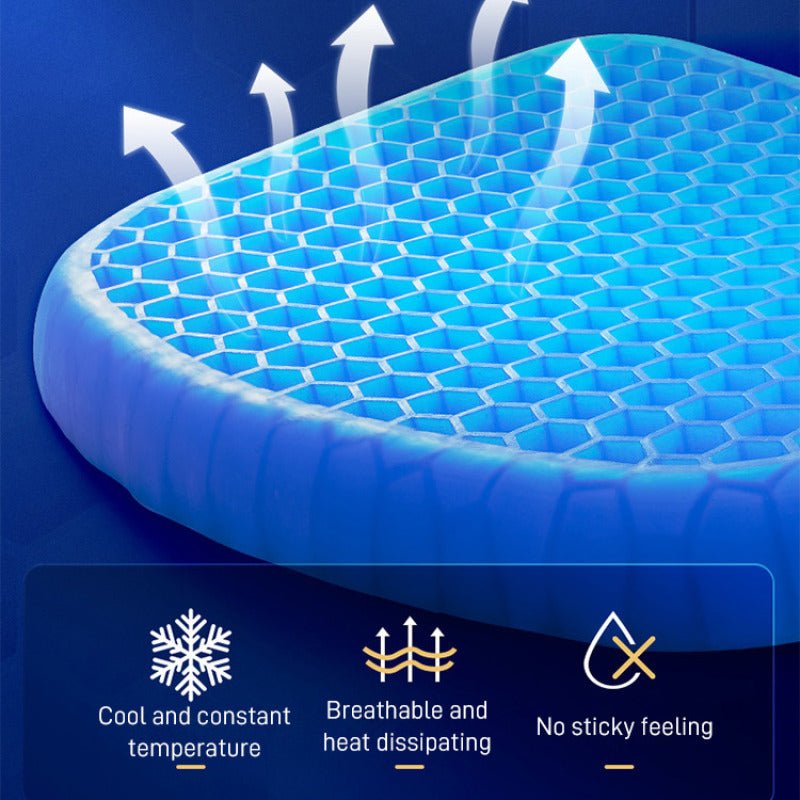 Cooling Gel Seat Cushion – Honeycomb for Car & Office