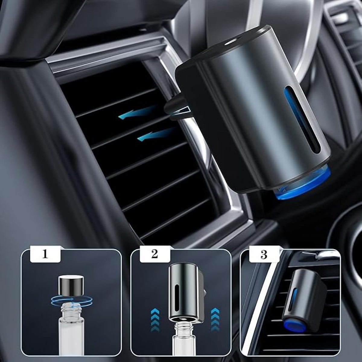 Smart Car Aroma Diffuser – Auto On/Off