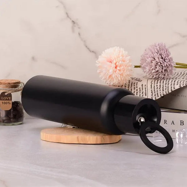 Insulated Water Bottle with Phone Holder Lid