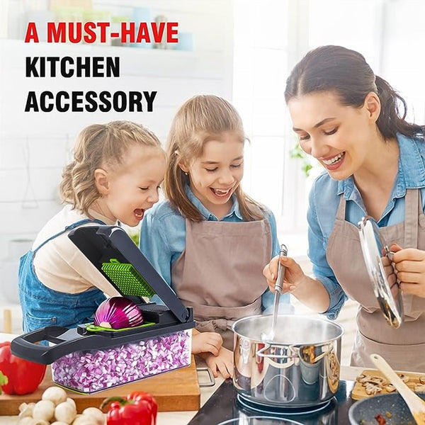 Vegetable Chopper & Slicer with Container