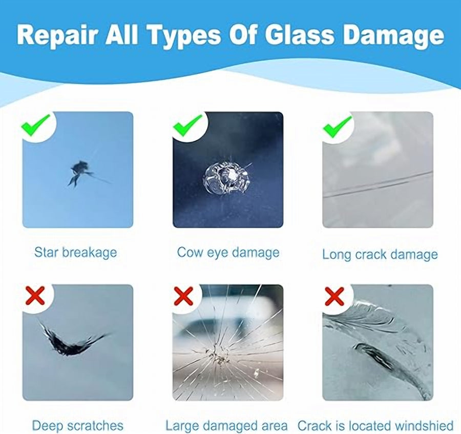 Windshield Crack & Chip Repair Kit