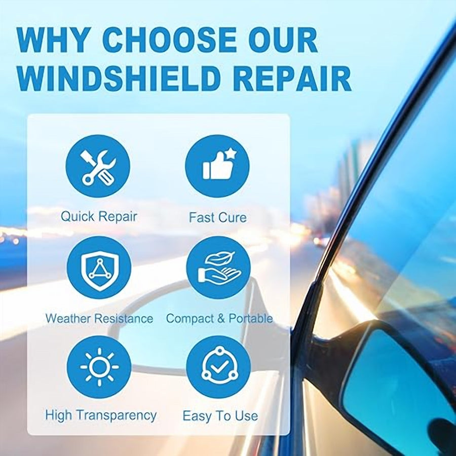 Windshield Crack & Chip Repair Kit